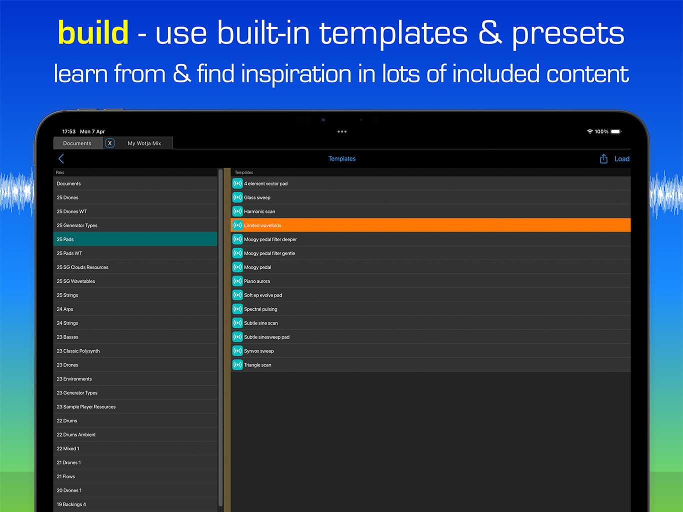 Wotja for Tablet Screenshot 6
