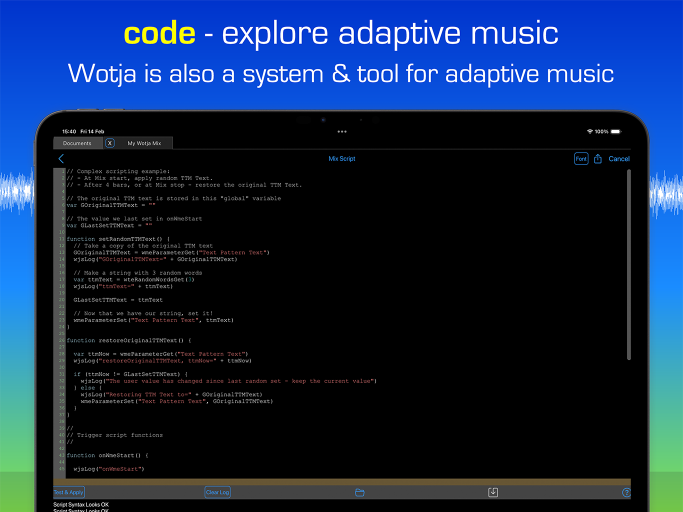 Wotja for Tablet Screenshot 9